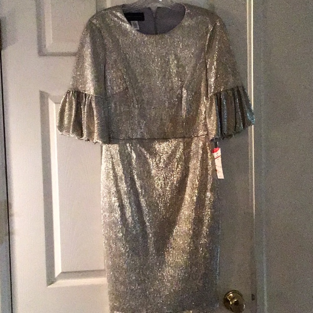 Gold dress